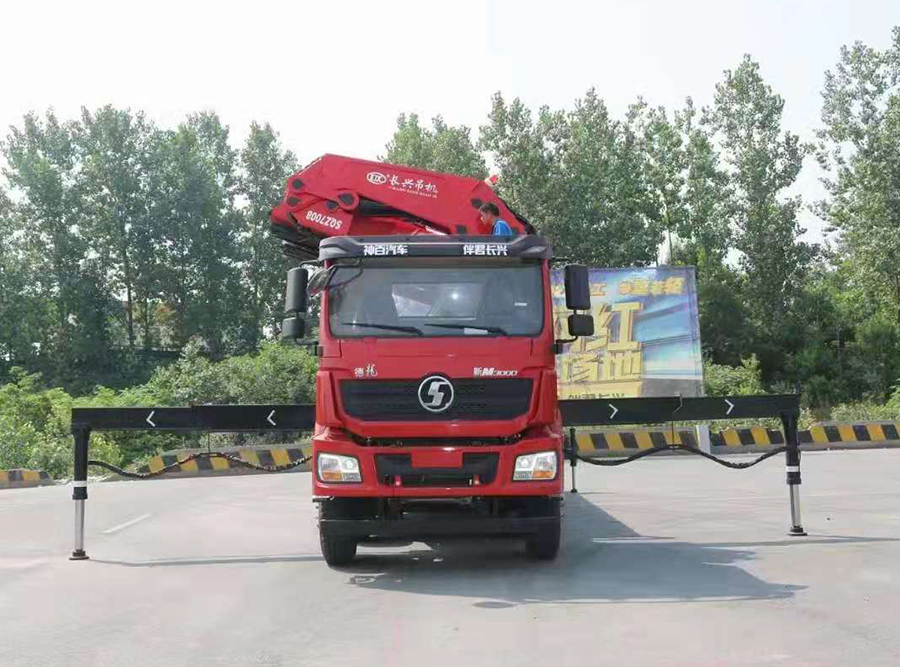 陜汽德龍35噸折臂隨車(chē)吊