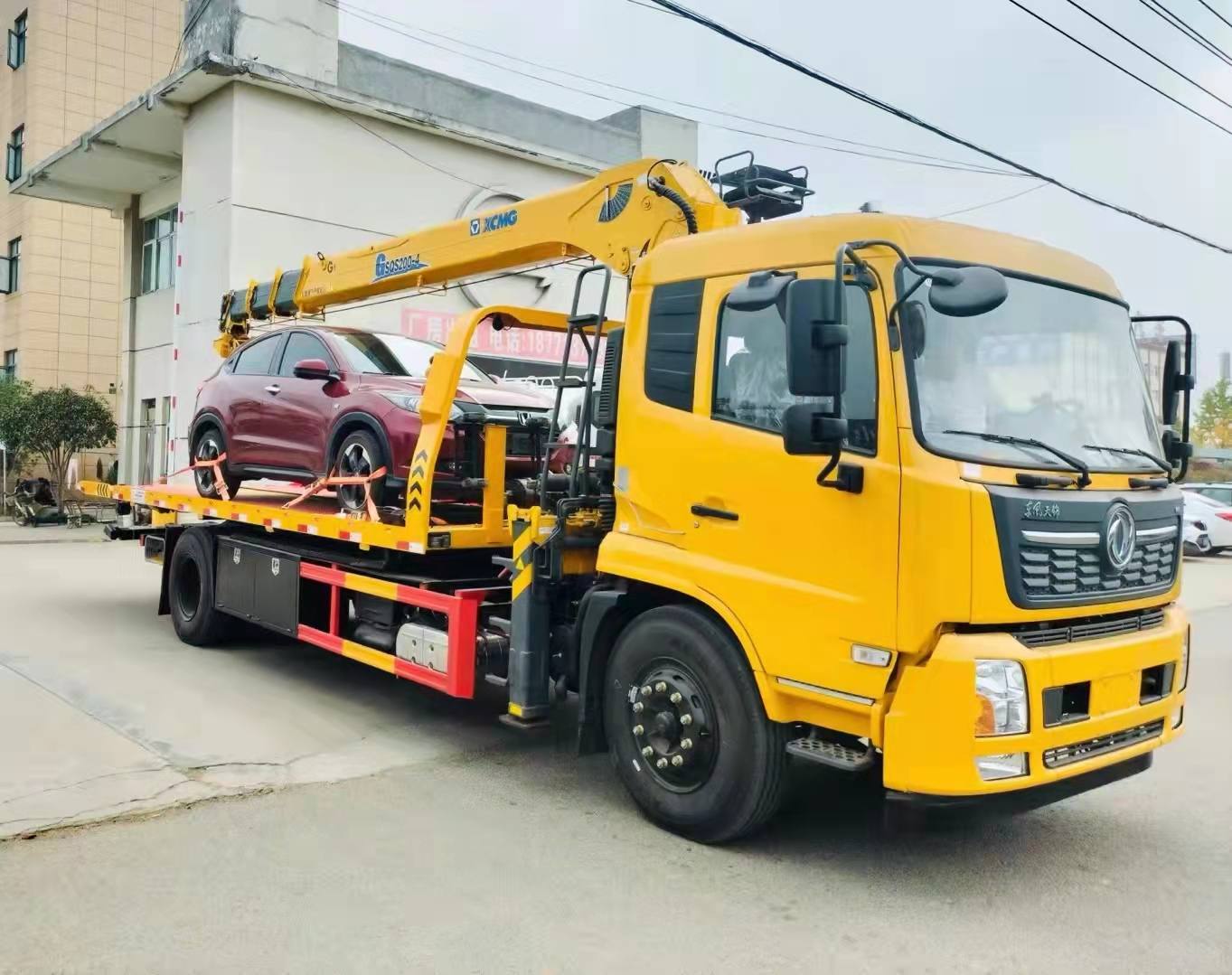 東風(fēng)天錦清障隨車(chē)吊 徐工8噸吊機(jī)