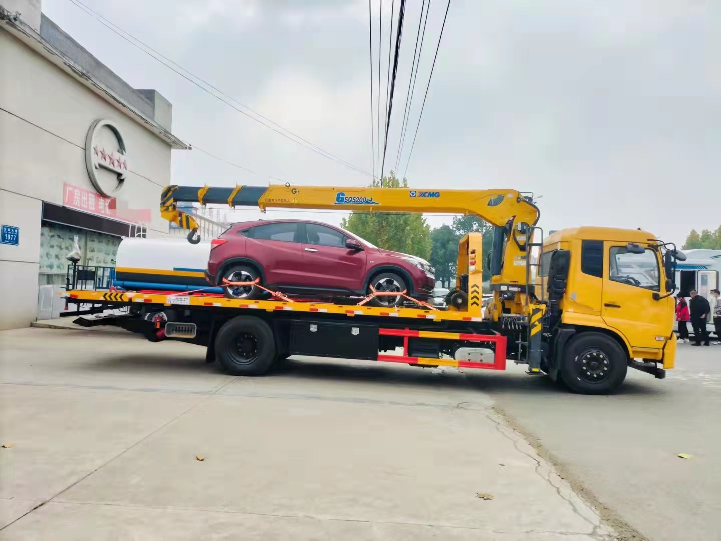 東風(fēng)天錦清障隨車(chē)吊 徐工8噸吊機(jī)